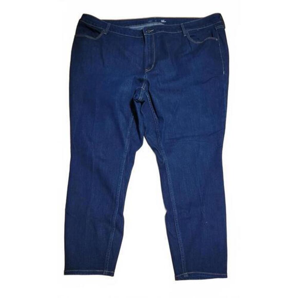 Old Navy Dark‎ Wash High Rise Super Skinny Jeans Plus Size 24 Short